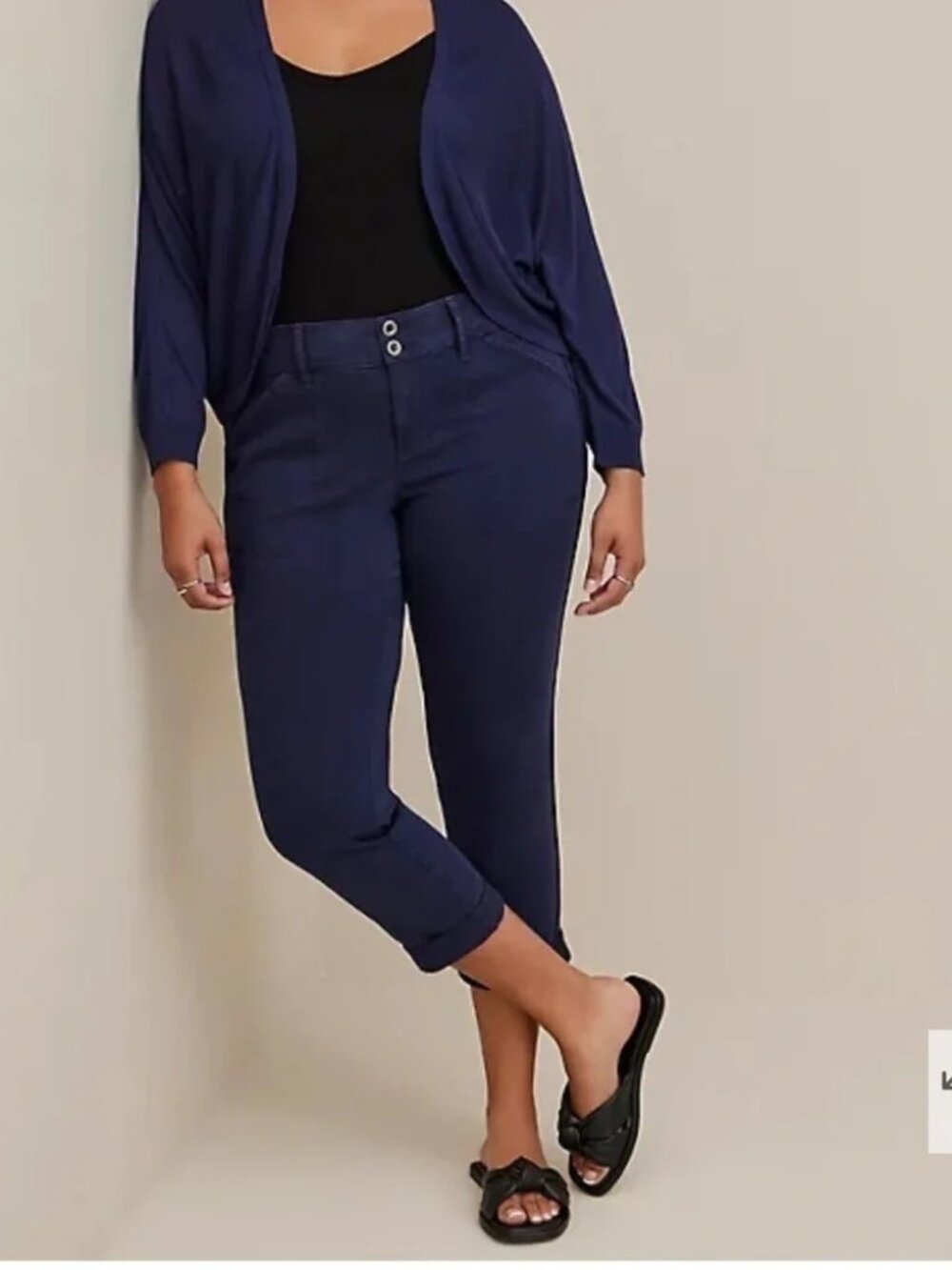 Torrid crop aviator stretch twill pants size 10  NWT!